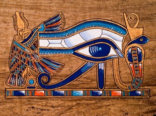 Horus'un Gözü - Etnik Kanvas Tablo