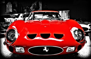 Kırmızı Ferrari - Kanvas Tablo