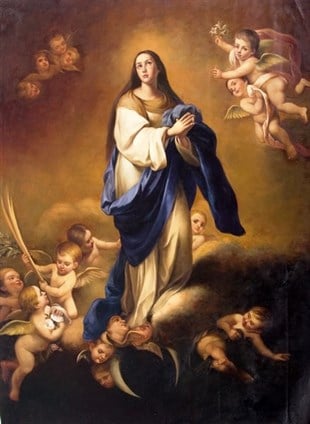 Meryem'in Günahsız Gebeliği - Kanvas Tablo