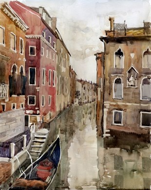 Venedik Büyük Kanal - Kanvas Tablo